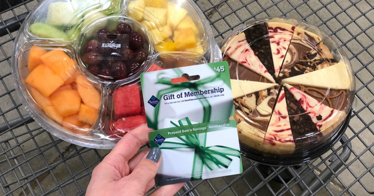 1-Year Sam’s Club Membership, $25 Worth of Gift Cards & Fruit Tray Only $35