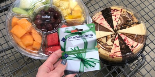 1-Year Sam’s Club Membership, $25 Worth of Gift Cards & Fruit Tray Only $35