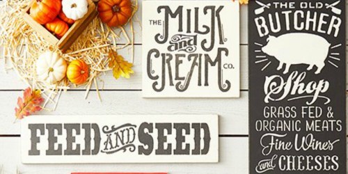 Wooden Wall Art as Low as $12.99 + FREE Shipping (Farmhouse, Holidays & More)