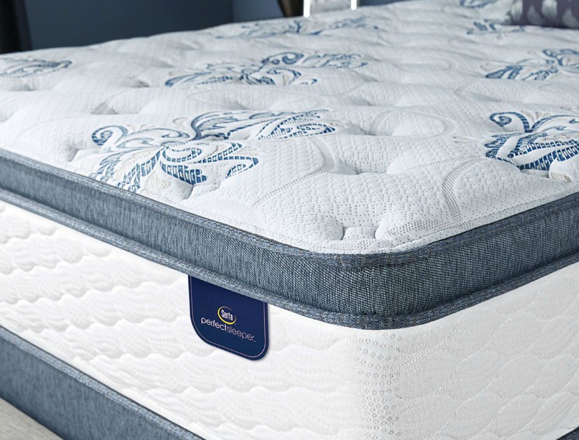 serta extravagant pillowtop queen size mattress set