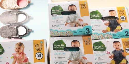 Amazon: Over 50% Off Seventh Generation Diapers & More