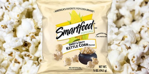 Amazon Prime: Smartfood Sweet & Salty Kettle Corn 40-Count Only $9.74 Shipped (Just 24¢ Each)