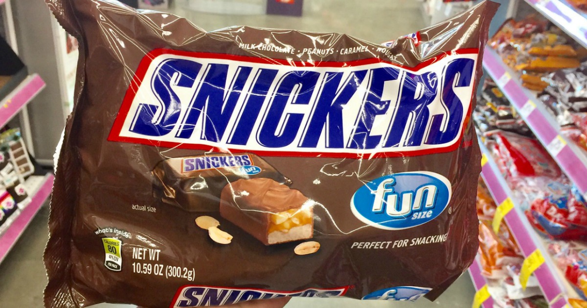 Snickers Fun Sized Candy Bags Only 1.33 Each at Walgreens (Just Use