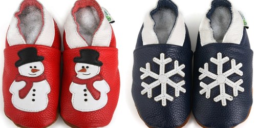 Soft Sole Leather Holiday Themed Baby Shoes Only $6.49 Shipped (Regularly $25)