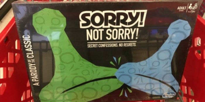 Exclusive Hasbro Games for Adults Available at Target NOW (Sorry! Not Sorry & More)