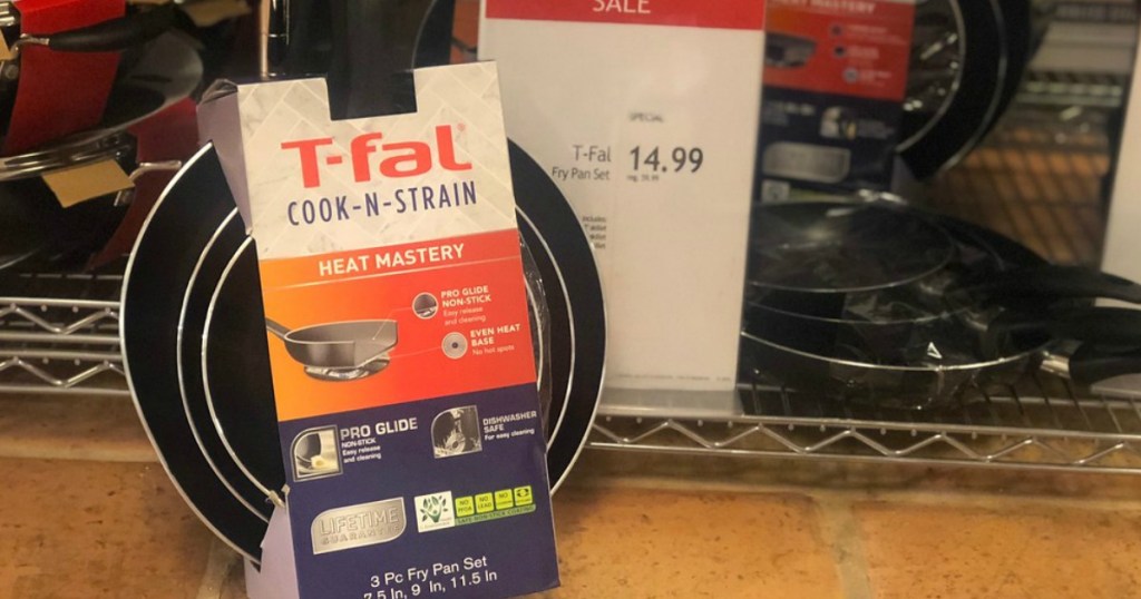 T-Fal 3-piece cookware set