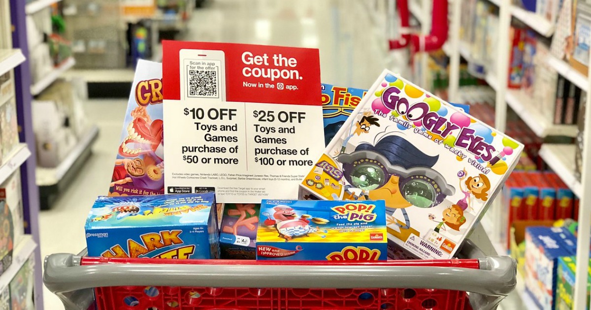 Up to $25 Off Toys & Games Target Coupon (Starting 12/9 ...