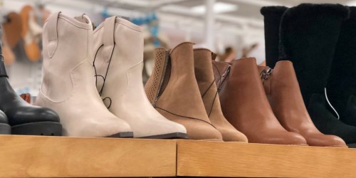 Buy One, Get One 50% Off Women’s Boots at Target (In-Store & Online)
