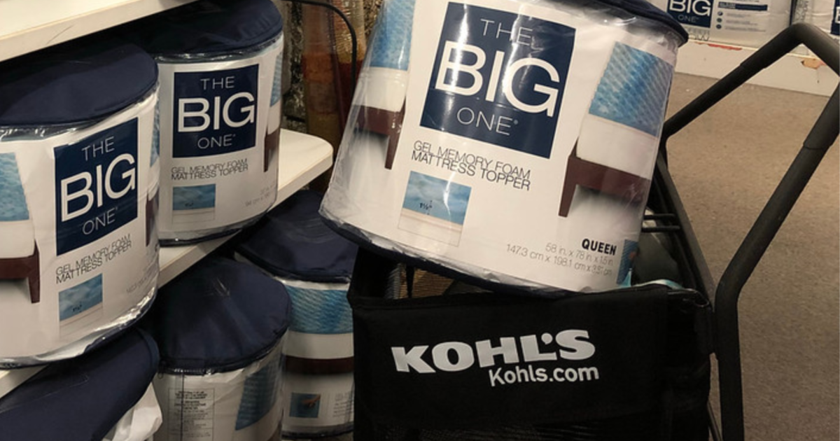 kohl's the big one mattress topper