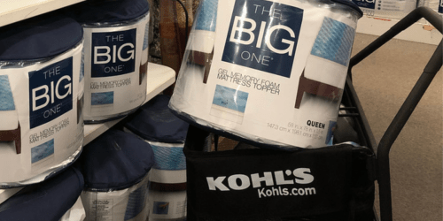 Kohl’s Cardholders: The Big One Mattress Topper AND Two Pillows Only $30.08 Shipped