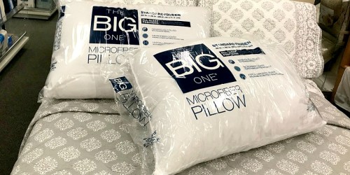 Kohl’s The Big One Microfiber Pillow Just $2 (Regularly $10) + More