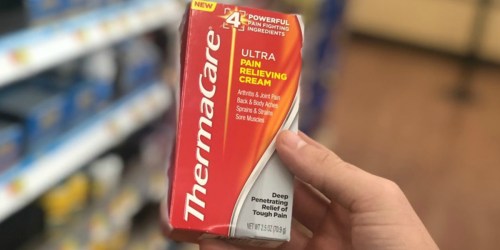 50% Off ThermaCare Pain Relieving Cream After Cash Back at Walmart