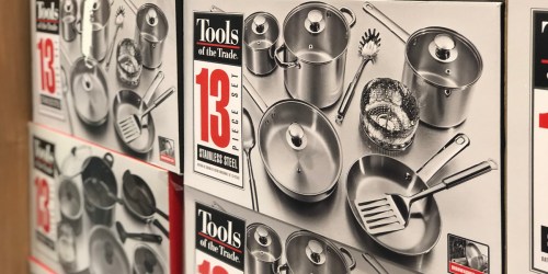 Tools of the Trade 13-Piece Cookware Sets Only $29.99 Shipped (Regularly $120) at Macy’s