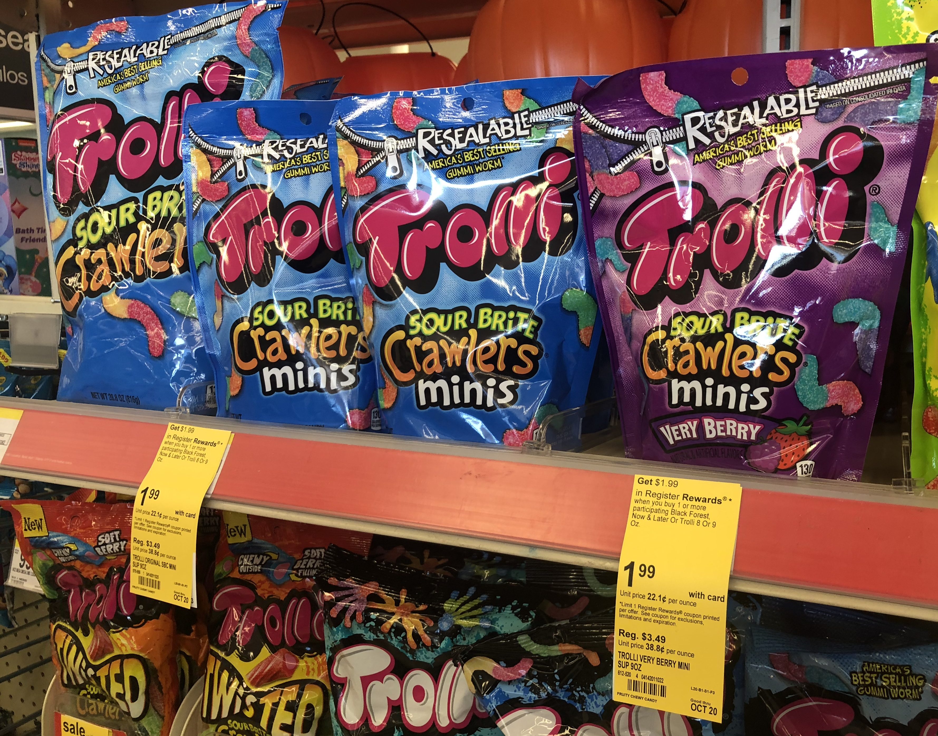 target & walgreens deals, coupons, & freebies 10-17-2018 –Trolli Candy deal at Walgreens