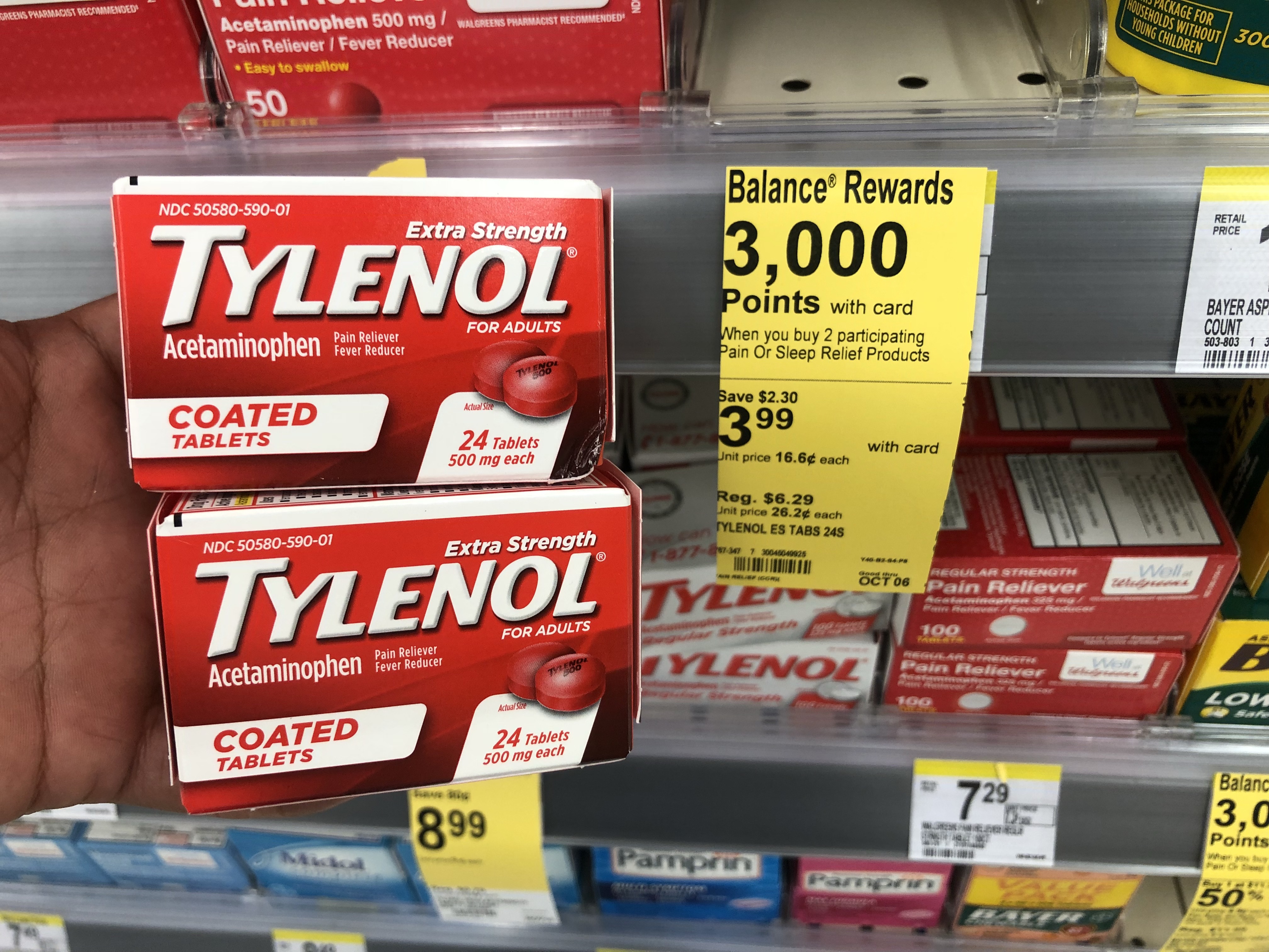 Tylenol Extra Strength 24Count Tablets Only 1.49 Each After Walgreens