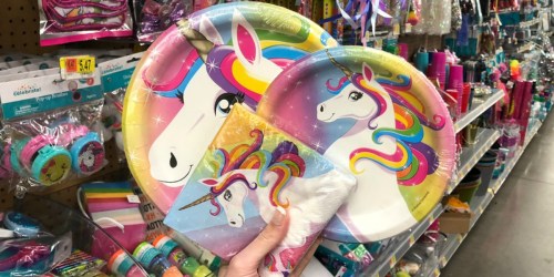 Unicorn Party Supplies Starting at Only 97¢ at Walmart
