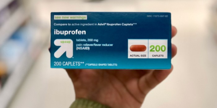 Up & Up Ibuprofen Tablets 200-Count Bottles Only $1.42 Each Shipped After Target Gift Card