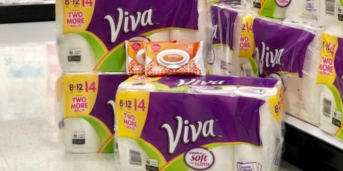 Over 50% Off Viva Paper Towels & Kleenex Wipes After Target Gift Card & Cash Back