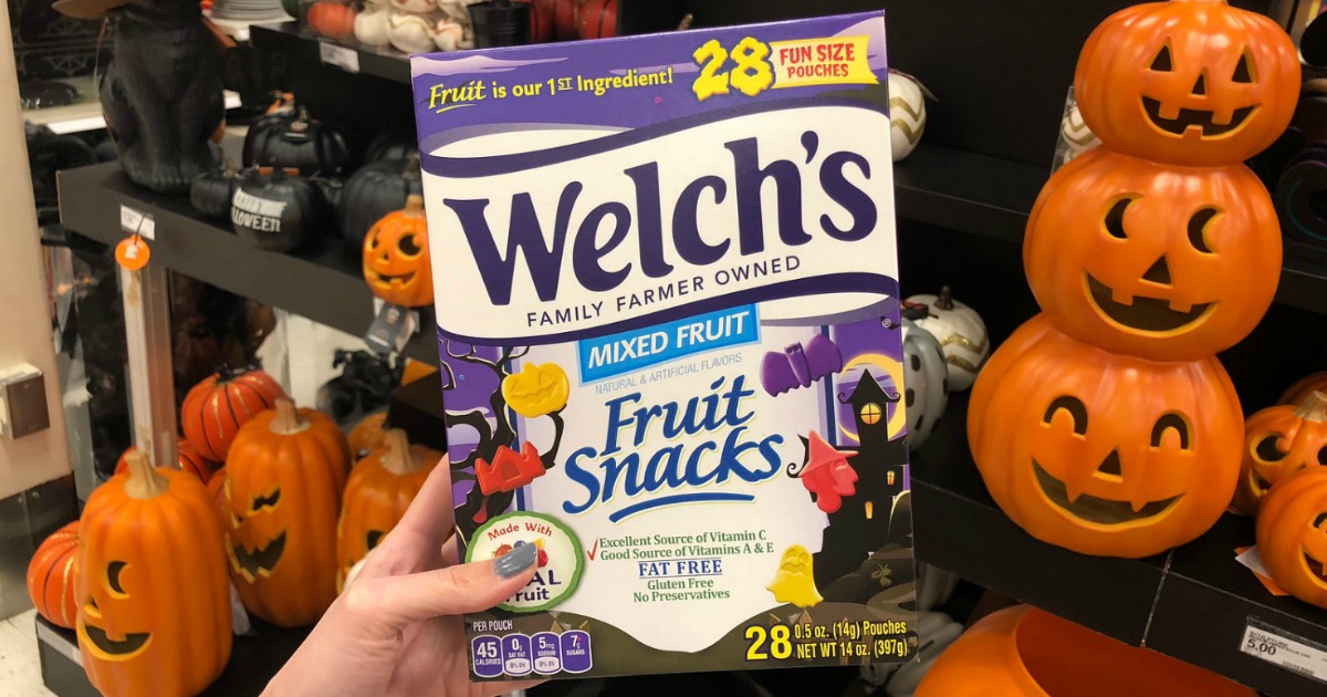 25% Off Welch’s Halloween Fruit Snacks at Target (Good for Trick or ...