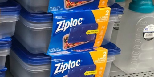 Walmart: Better Than Free Ziploc Containers After Cash Back