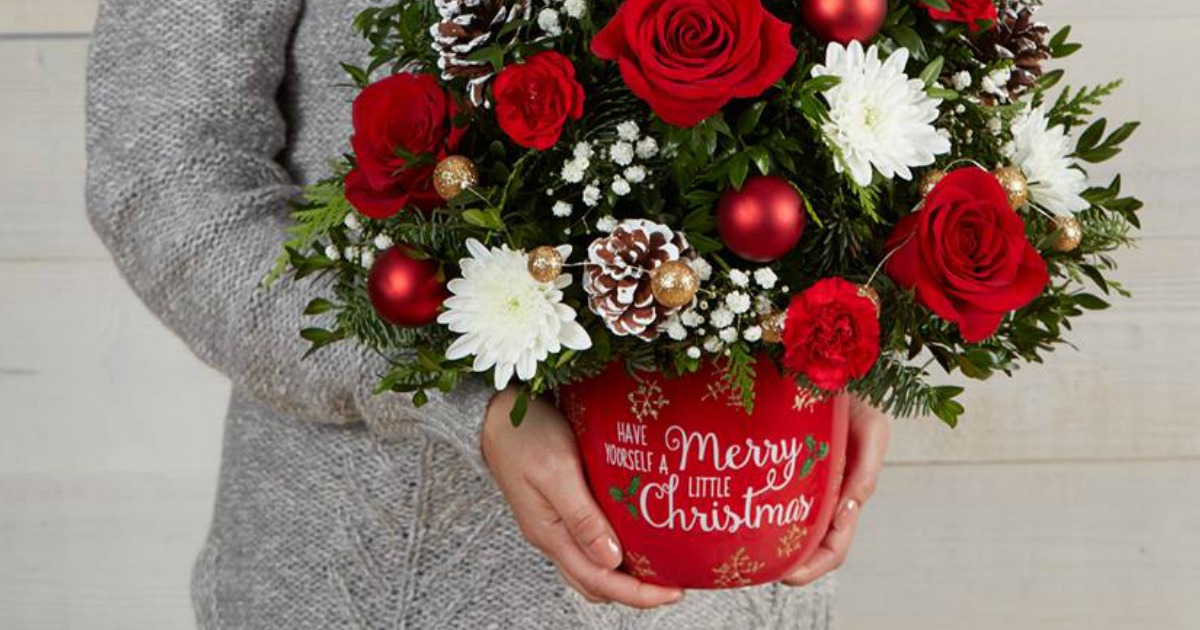 50% Off 1-800-Flowers Holiday Floral Arrangements \u0026 Gifts + Free ...