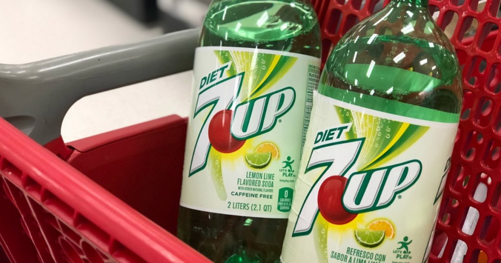 2 bottles of soda in cart 