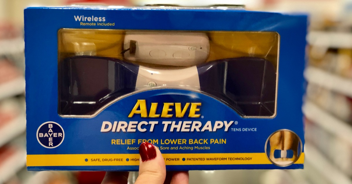 Aleve Direct Therapy Tens Unit Device Lower Back Pain Relief With Remote