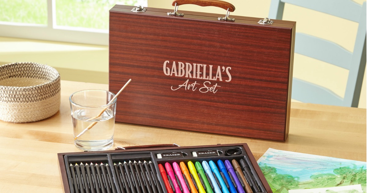 Personalized 80-Piece Art Set - 5 Designs Available! 