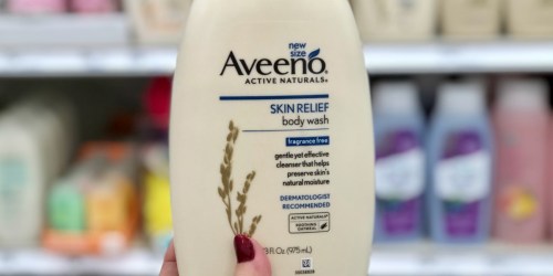 Amazon: Aveeno Skin Relief Fragrance-Free Body Wash 33oz $6.48 Shipped + More