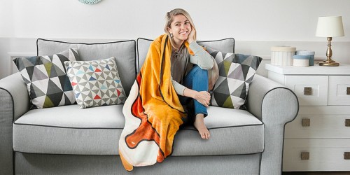 BigMouth Throw Blankets Just $14.99 on Zulily (Pizza, Popcorn or S’mores)