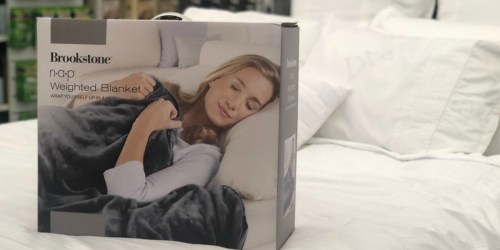 Brookstone Weighted Blanket Only $69.99 Shipped (Regularly $150) – Great for Anxiety & More