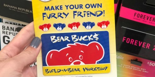 Up to 30% Off Build-A-Bear Gift Cards