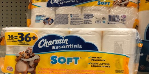 Charmin Essentials GIANT Roll 16-Count Packs as Low as $5.40 Each + More