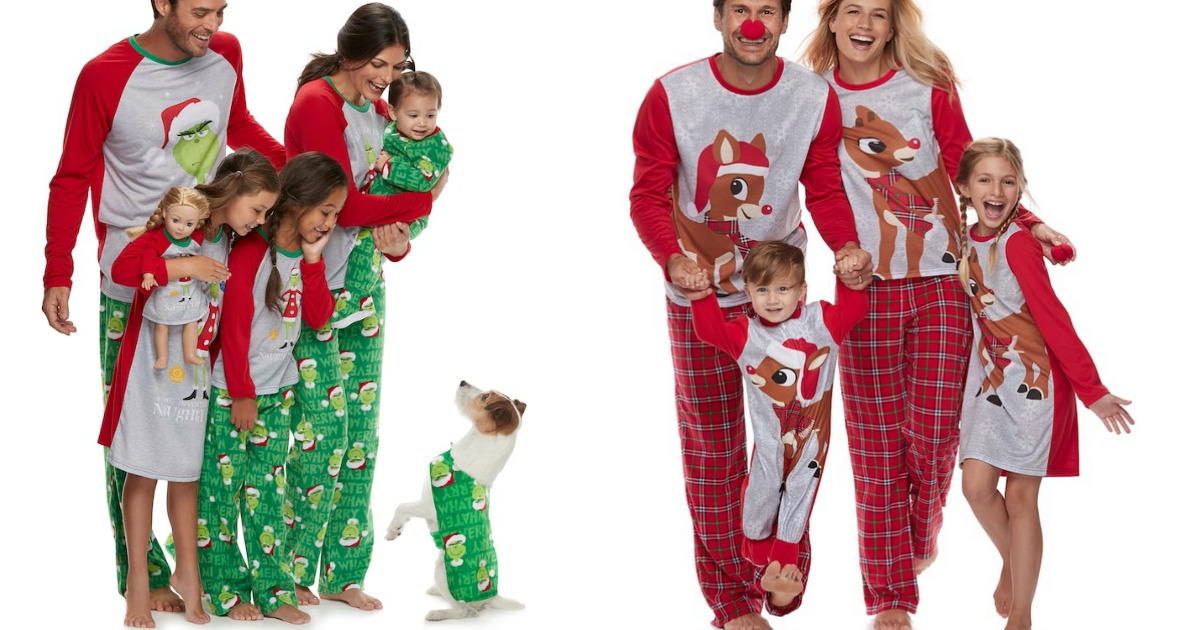 Christmas Family Pajamas at Kohl's 