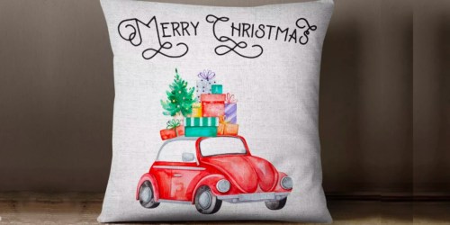 Christmas Pillow Covers as Low as $8 Each Shipped (Over 60 Fun Designs Available)