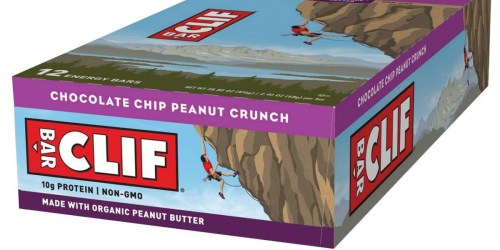 Amazon: CLIF Bar Chocolate Chip Peanut Butter Crunch 12 Count $6.59 Shipped (58¢ each)