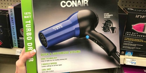 Conair Hair Dryer or Curling Iron Only $5 Shipped After CVS Rewards