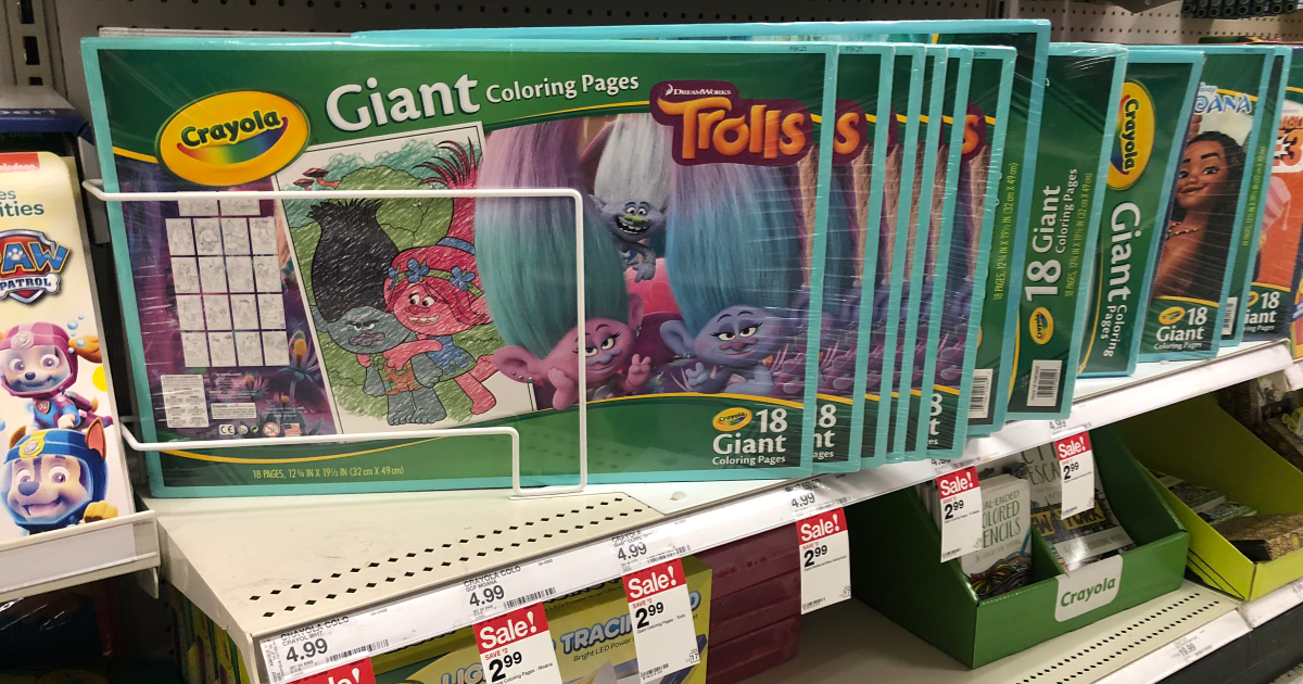 Crayola Giant Coloring Pages as Low as 152 Shipped at
