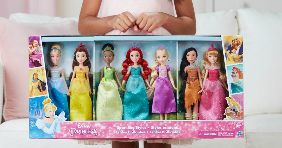 disney princess sparkling styles dolls