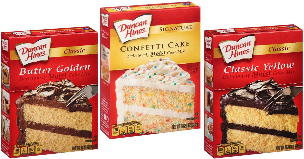 duncan hines cake mix recall – boxes of cake mix