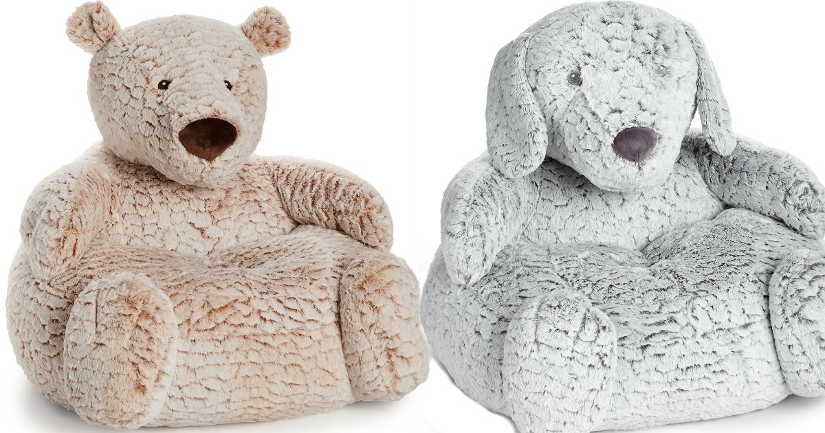 First Impressions Plush Bear or Puppy Kids Chair Just $20.93 at Macy's  (Regularly $70)