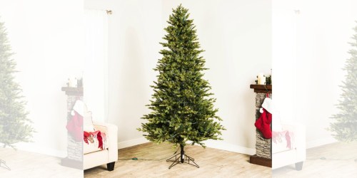 GE 7-ft Pre-lit Artificial Christmas Tree Only $98 Shipped (Regularly $198)