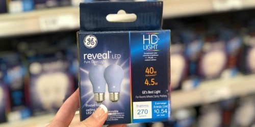 Over 40% Off GE HD LED Light Bulbs at Target