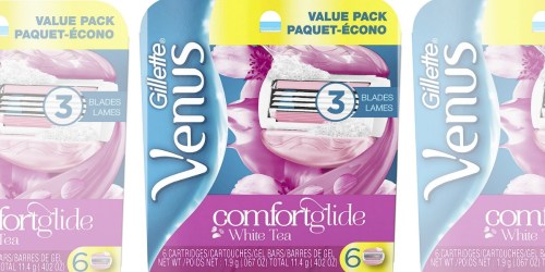 Six Gillette Venus Comfortglide Razor Refills Just $12.71 Shipped ($2.10 Each)