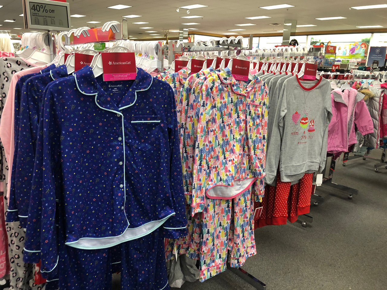 kohls girl and doll pajamas
