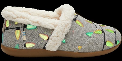 30% Off TOMS Christmas Slippers & Shoes (Includes Glow-in-the-Dark Styles)