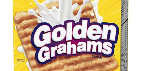Golden Grahams Large 16.7oz Breakfast Cereal Only $2.07  (Ships w/ $25 Amazon Order)