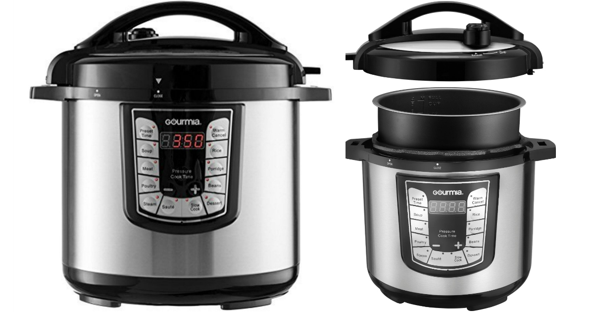 Best Buy Gourmia 6 Quart Pressure Cooker Only 39.99 Shipped