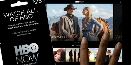 $25 HBO NOW Gift Card Only $15 Shipped
