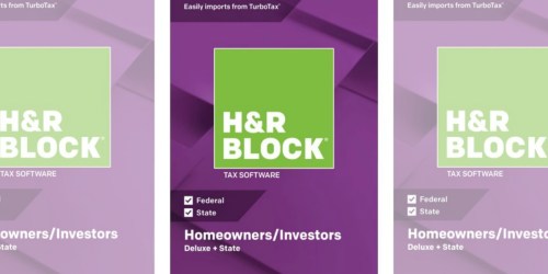 H&R Block 2018 Deluxe Federal + State Tax Software Only $18 at Walmart (Regularly $45)